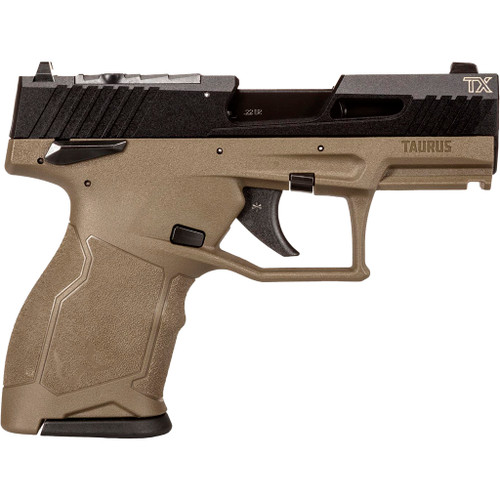 Taurus TX22 Compact Pistol 22 LR. 3.5 in. OD Green 13 rd.