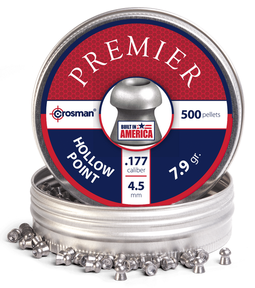 Crosman LHP77 Premier Hollow Point 177 Lead Hollow Point 500/Tin