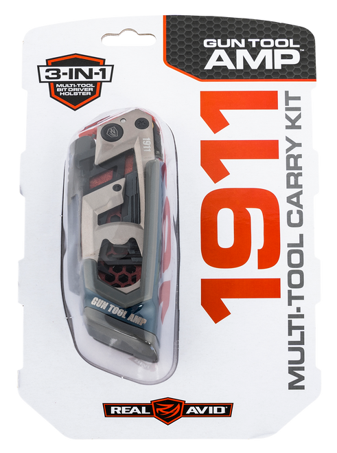 Real Avid AVGTAMP1911 Gun Tool Amp-1911 Black Oxide Stainless Steel Folding Handgun