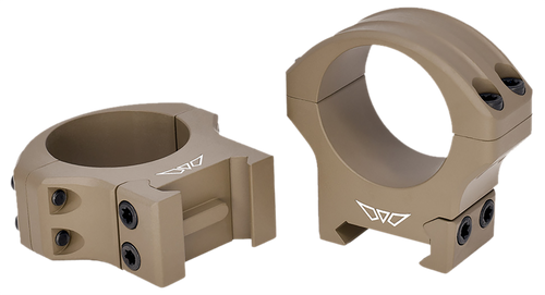 Warne 8513DE HyperLite  Dark Earth Cerakote MagnaFusion Alloy 30mm Tube Maxima/Weaver/Picatinny