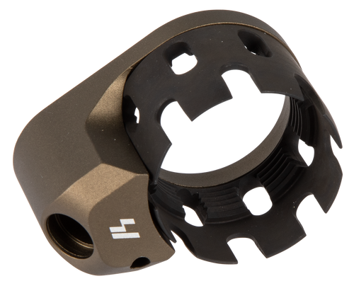 Strike ARECN&EEPFDE AR Castle Nut and Extended End Plate Flat Dark Earth Anodized Steel