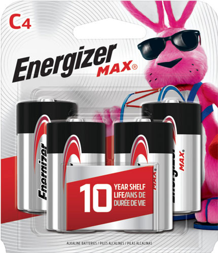 4-PACK!ENERGIZER MAX BATTERIES C 