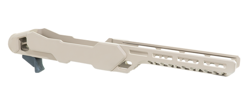 Timber Creek Outdoors ERC1022FDE Enforcer Rifle Chassis Flat Dark Earth Aluminum Fits Ruger 10/22 Compatible w/ MSR Buffer Tubes