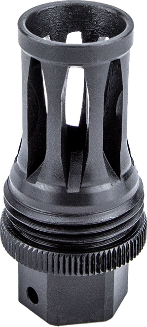 Kgm Suppressors A-QD-FH-S-3M Quick Detach Flash Hider Black Nitride Steel 3/4"x24 Threads