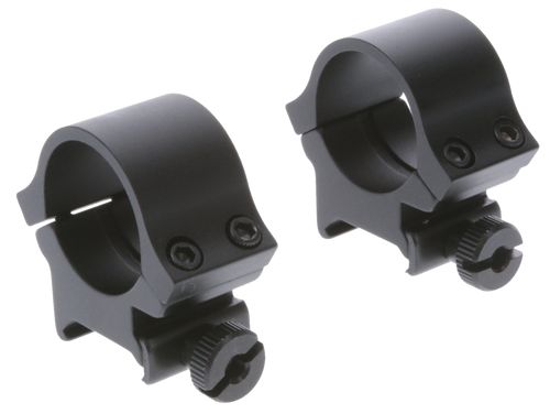 TruGlo TGTG8961B2 Lightweight Scope Rings  Matte Black 1" High