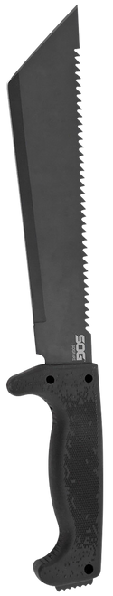 S.O.G SOG-MC04-N SOGfari  10" Black Hardcased 3Cr13MoV SS Blade Black Kraton Handle 16" Long Includes Sheath