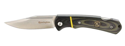 Remington Accessories 15639 Hunter Lock Back Folding Stainless Steel Blade Multi-Color G10 Handle