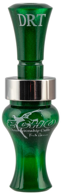 Echo Calls 79021 Timber  Double Reed Mallard Hen Sounds Attracts Ducks Green Pearl Acrylic
