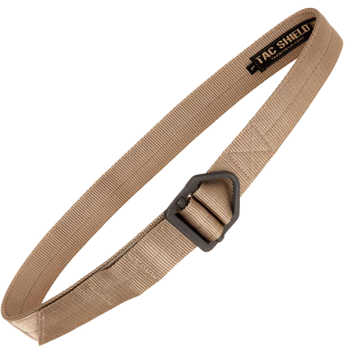 Tacshield T32XLTN Tactical Riggers Belt Coyote Webbing 42-46" 1.75" Wide Rigger Buckle Closure