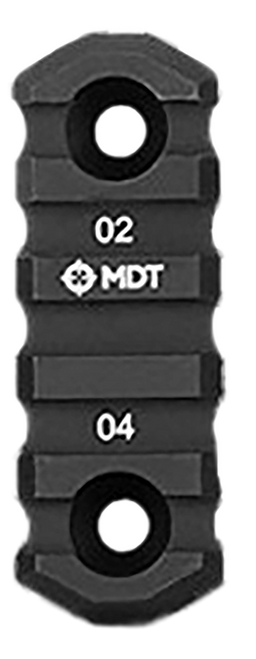 Mdt Sporting Goods Inc 103150BLK M-Lok Picatinny Rail  Black Anodized 2.50" Long