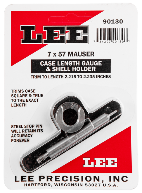 Lee Precision 90130 Case Length Gauge  7x57mm Mauser Steel 0.07 lbs