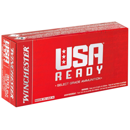 Winchester .300 AAC Blackout Ammo 125gr OT Ammunition - 20 Rounds