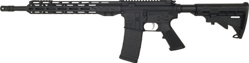 Big Ordnance Firearm BOF-15 Forged AR-15 Rifle - Black | 5.56 NATO | 16" Barrel | 13” Fostech Mach 2 Handguard | A2 Flash Hider | Mil Spec Collapsible stock