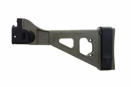SB Tactical SBT EVO Pistol Stabilizing Brace - FDE | CZ Scorpion Compatible | Side Folding | CZ Adapter