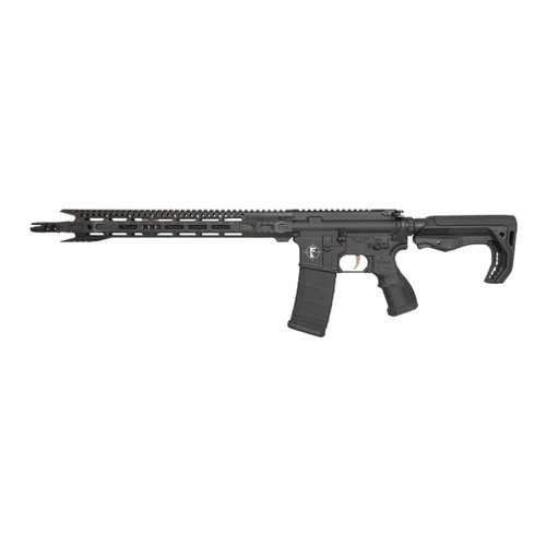 FosTech Tech-15 Guardian AR15 Rifle - Black | 5.56NATO | 16" Barrel | Mach-1 16" M-LOK Rail | FosTech Tomahawk Stock | Installed Echo AR-II Trigger