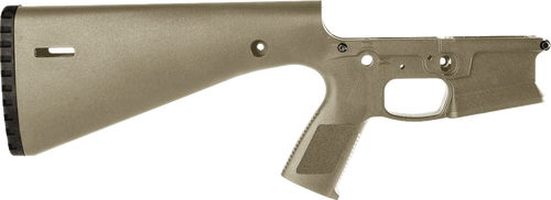 Wraithworks WARP-15 Polymer Stripped AR15 Lower Receiver - FDE | Integral Buttstock & Pistol Grip