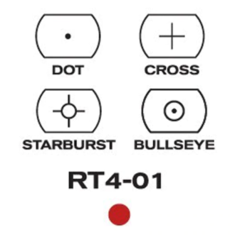 Aim Sports Classic Edition Reflex Sight - Black | 1x34mm | 4 Reticle Patterns