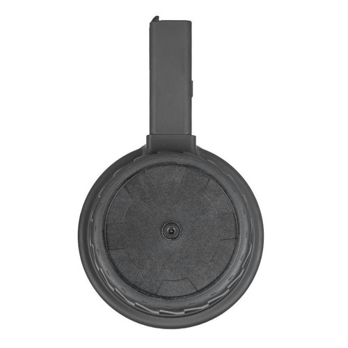 X Products X-15 50 Round Drum Magazine for AR-15 & M16 - Black | Skeletonized | Hex Pattern