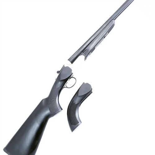 Black Aces Tactical Side-By-Side Shotgun - Silver Receiver | 12ga | 18.5" Barrel | Black Furniture