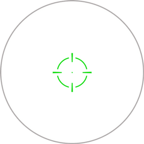 Swamp Fox Liberator Green Circle Dot Sight - Black | 1x22 | 2 MOA Dot 65 MOA Ring