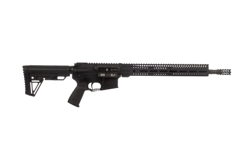 Alien Armory Tactical Forged Aluminum AAT-15 Rifle - Black | 300 BLK | 16" Barrel | 14" M-LOK Handguard | Pineapple Flash Hider