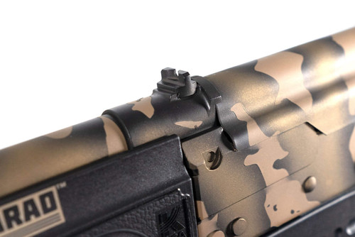 Kalashnikov USA KOMRAD Semi-Auto Firearm - Russian Tiger Camo | 12ga | 12.5" Barrel | Vertical Forward Grip | SBA3 Brace