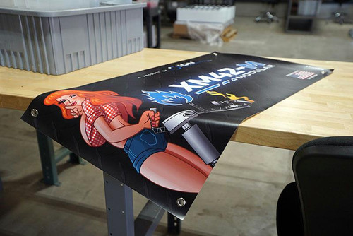 Banner for XM42-M Flamethrower - With Grommets