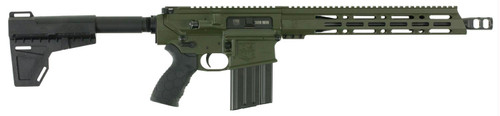 Diamondback DB10 AR Pistol - OD Green | .308 WIN | 13" Barrel | 13" M-LOK Rail | Hexmag Grip | DB Muzzle Brake