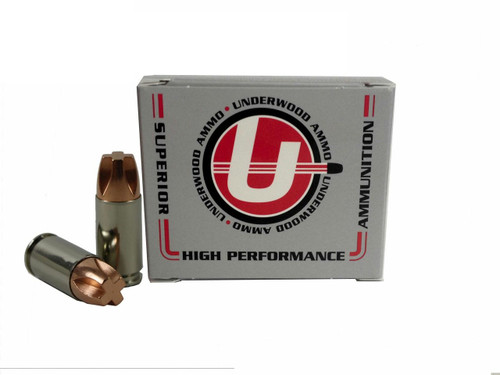 Underwood Ammo 9mm Luger Handgun Ammo - 115 Grain | +P | Xtreme Penetrator