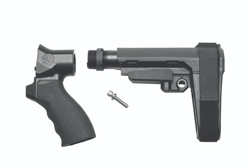 SB Tactical SBA3 Brace Complete Kit for Shotgun Firearm - Black | Fits Remington Tac-13