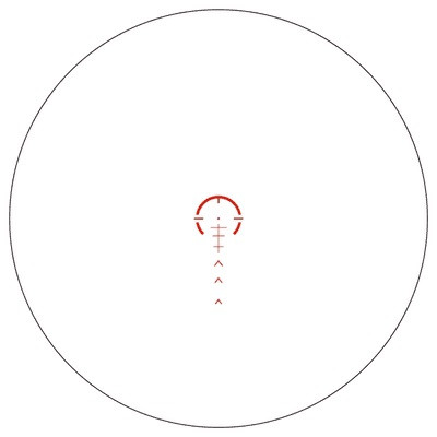 Swamp Fox Arrowhead Series SFP Riflescope - Black | 1-8X24 | Red IR BDC Reticle