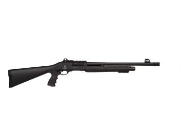 ATI SGP Pump Shotgun - Black | 12ga | 18" Barrel | Fixed Stock | Pistol Grip