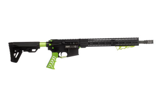 Alien Armory Tactical Forged Aluminum AAT-15 Rifle - Green | .223 Wylde | 16" Barrel | 14" M-LOK Handguard | Pineapple Flash Hider | Upgraded AAT Parts