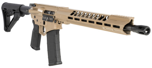 Diamondback Black Gold DB15 AR Rifle - FDE | 5.56NATO | 16" Barrel | 15" M-LOK V Rail w/ Texture Pads | Magpul K2 Grip | Magpul CTR Stock | DB Flash Hider