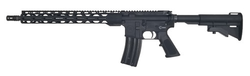 Radical Firearms Forged AR15 Rifle - Black | 5.56NATO | 16" Barrel | 15" Free Float M-LOK Thin Rail | TiN (Gold) PVD BCG | CAR-15 Style Stock