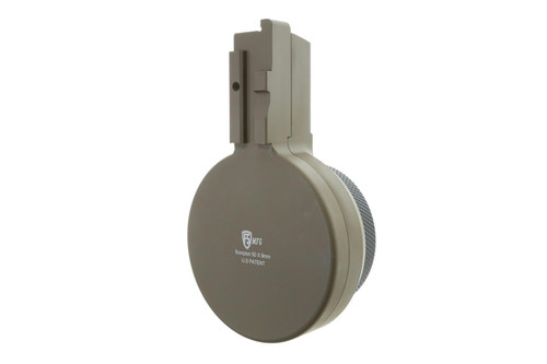 F5 MFG CZ Scorpion 9mm 50 round Drum Magazine - FDE