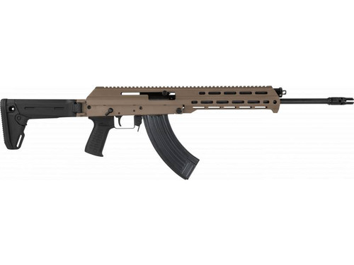 M+M Inc M10X-Z Semi-Auto Rifle - FDE | 7.62x39 | 16.5" Barrel | Short Handguard | Ambidextrous Controls | Magpul Zhukov Side-Folding Stock