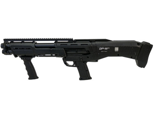 Standard Manufacturing DP-12 Pump Shotgun - Black | 12ga | 18 7/8" Double Barrel | 14rd | Ambidextrous safety and slide release