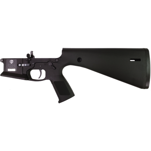 KE Arms KP-15 Polymer Complete AR15 Lower Receiver - Black | SLT Trigger & Ambidextrous Controls | Integral Buttstock & Pistol Grip