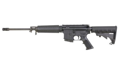 Bushmaster QRC-CA AR15 Rifle - Black | 5.56NATO | 16" Barrel | A2 Handguard | A2 Flash Hider | M4 Collapsible Stock | Fixed 10rd Mag | CA Compliant