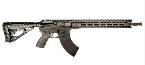 Diamondback DB1547 AR Rifle - Black | 7.62x39 | 16" Barrel | 15" M-LOK Rail | Hexmag Grip | DBSB Flash hider