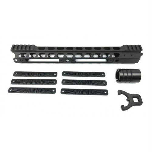 Manticore Arms AR15 Transformer Rail Gen 2 - Black | 13'' | 6 Polymer Grip Panels