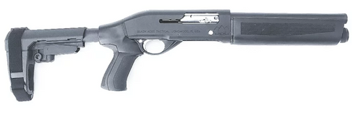 Black Aces Tactical Pro Series S Mini Shotgun - Black | 12ga | 10" Barrel | SBA3 Brace