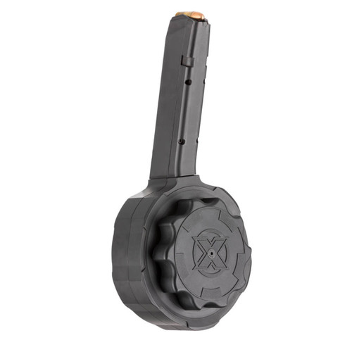 X Products XCM-9 Glock 9mm 69 Round Modular Drum Magazine - Black