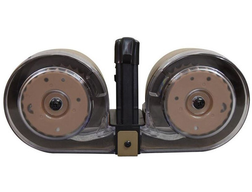 RWB AR-15 .223/5.56 Dual Drum Magazine - Desert Tan | 100rd | Gen 2 | Reinforced Feed Lips