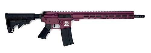 GLFA AR15 Rifle - Black Cherry | .223 Wylde | 16" Heavy Barrel | 15.25" M-LOK Handguard