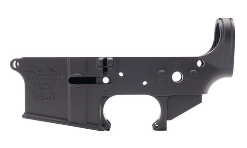 Anderson AM-15 Forged Stripped AR15 Lower Receiver - Black | Trump Punisher Logo