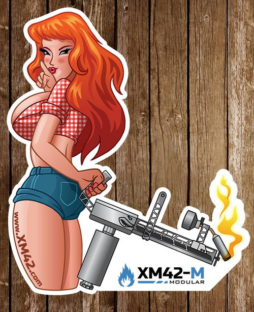 XM42-M Sticker - Girl