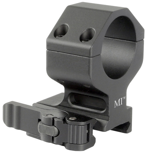 Midwest Industries Elite Defense Quick Detach Aluminum Co-Witness Ring Mount - Black | Fits Aimpoint Pro, ML2, ML3