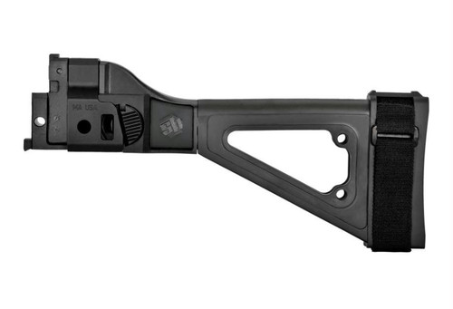 SB Tactical SBT 805 Bren Pistol Stabilizing Brace - Black | CZ 805 Bren Compatible | Side Folding | CZ Adapter
